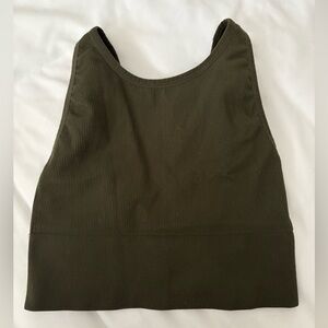 Victoria’s Secret high neck ribbed sports bra